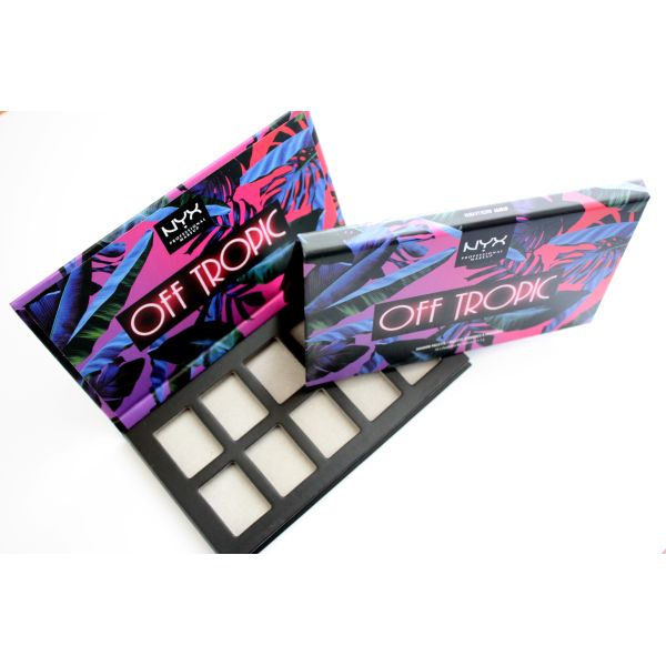 Matte Finish Magnetic Eye Palette 10 Pans Blank Eyeshadow Palette CMYK Printing