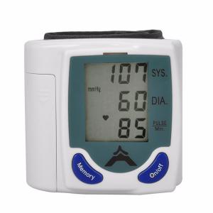 China 2016 Home Automatic Wrist digital lcd blood pressure monitor portable Tonometer Meter wholesale
