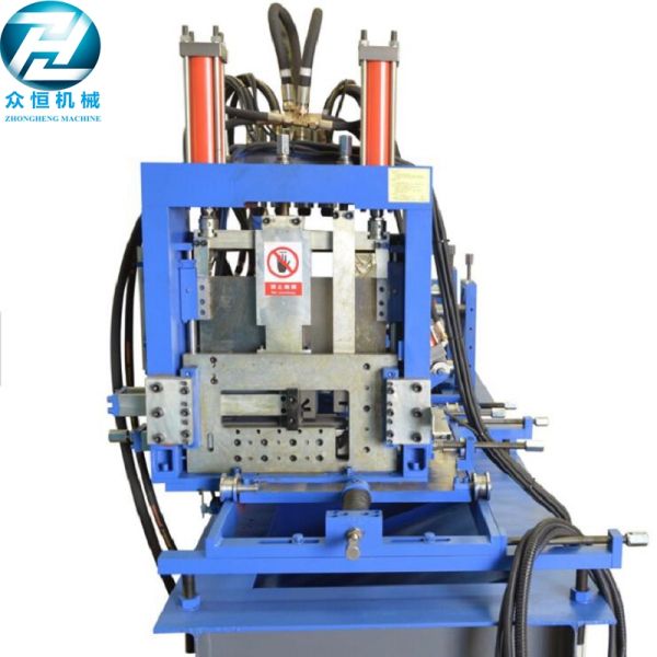 Steel Frame C Z Purlin Roll Forming Machine With 11.5kw Motor And Automatical Cutting Devices