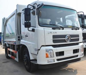 China Dongfeng Garbage Compactor Truck Engine Type 4 Stroke Water - Cooled wholesale