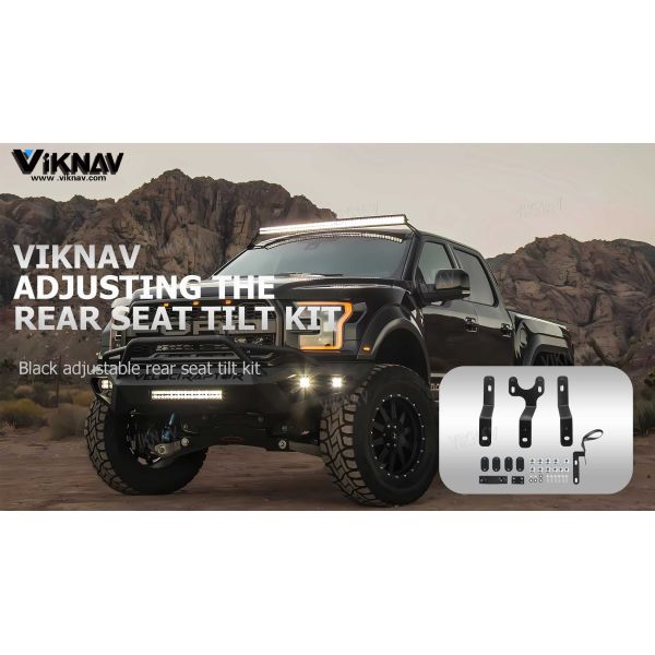 Viknav for Ford F150 2015-2019 Black Adjustment Rear Seat Recline Kit Sets Suitable Seat Adjustment