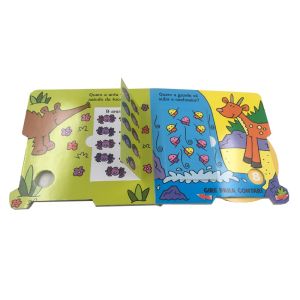Buy cheap Matte Lift The Flap Board Book With Die Cut Shape / Small Board Books For from wholesalers