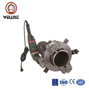 China Self Centering Pipe Cutting And Beveling Machine Chuck Type Clamshell Pipe Cutter wholesale