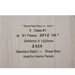 Buy cheap Wood Fiber Fireproof MDF Fireresistancerating Class B1 GB T 8624 2012 2440mm X from wholesalers