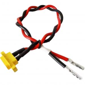 China Custom Rechargeable Battery Wire Harness Black Battery Cable Wire With Battery Adapter wholesale
