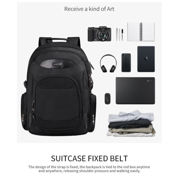 Hot sale men's large capacity waterproof laptop business travel backpack Bag