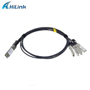 China Customized Passive Direct Attach Copper Cable 40G QSFP+ to 4x10G SFP+ on sale
