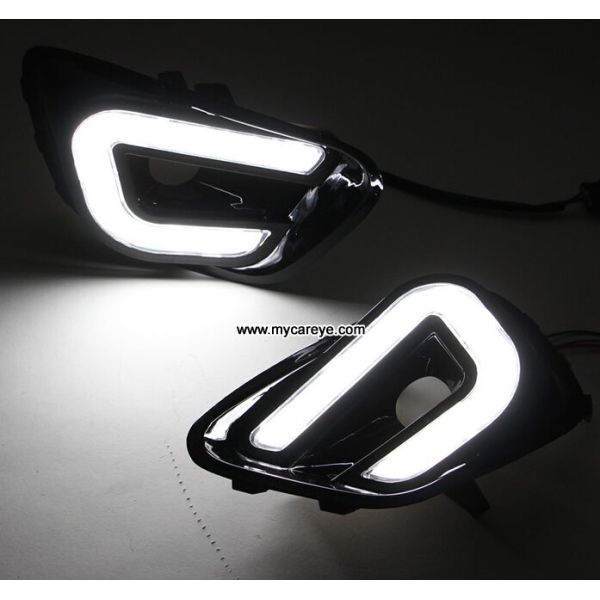 Jeep Compass 2013-2014 DRL LED Daytime Running Lights guide upgrade