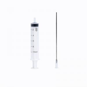 White Empty Ink Cartridge Refill Tool Kit Syringe And Blunt Needles 100 ML