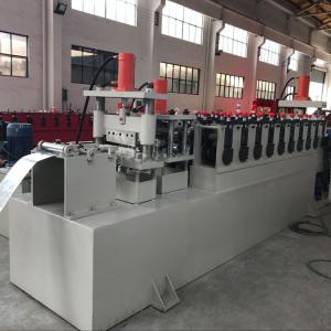 China C Channel Cable Tray Roll Forming Machine , Cable Trunking Cover Metal Roll Forming Machines wholesale