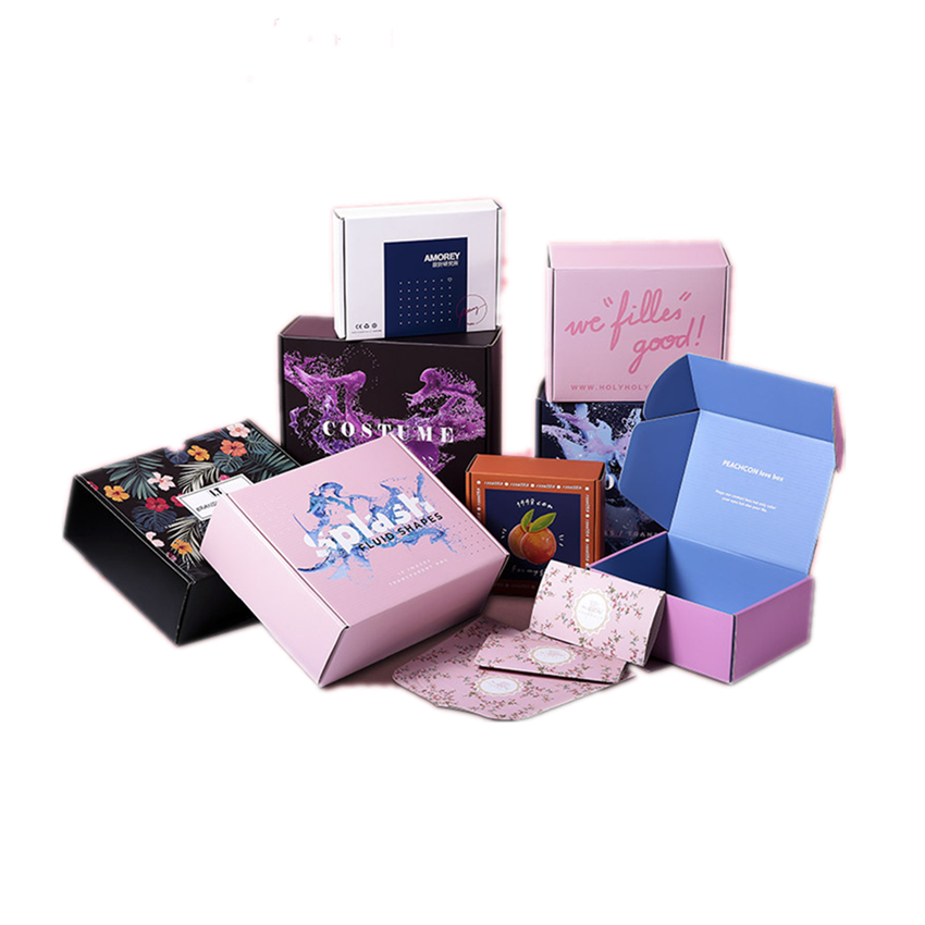 Varnishing Craft 6x4x3 Shipping Boxes Custom Kraft Mailers For Shoes Clothes