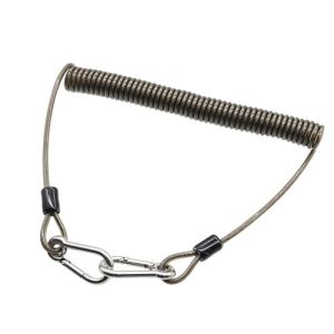 China Magic Fishing Tool Flexible Coil Lanyard Leash Steel Reinforced Load 50KG wholesale