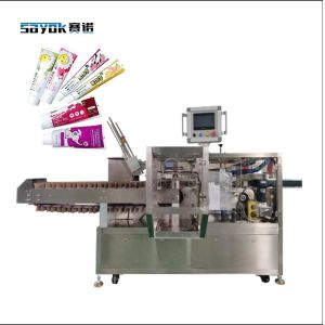 China Compatible Horizontal Cartoner Machine For Different Size Of Toothpaste Tubes wholesale