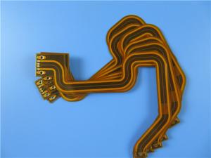 China Dual Layer Flexible Printed Circuit Board FPCB on Polyimide with Immersion Gold and Impedance control for USB Connector wholesale