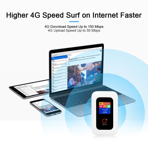 OLAX MF980VS MIFI Wifi Router Modem 4g Lte WiFi Device TDD FDD For 10 Devices