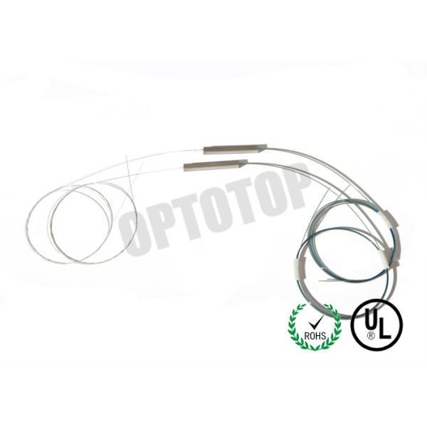 1x4 250 μM Ribbon Output Corning G657a plc fiber optic splitter , planar lightwave circuit splitter