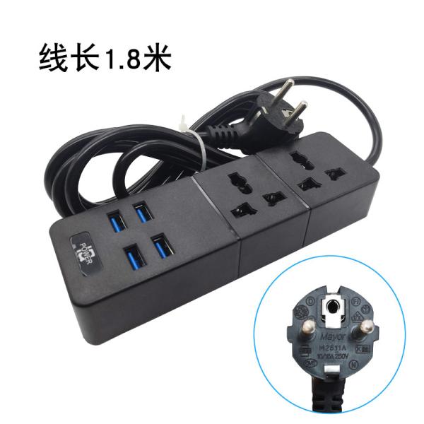 Quality With USB expansion socket, customize 4-8 bit socket of plug intelligent socket in different countries for sale