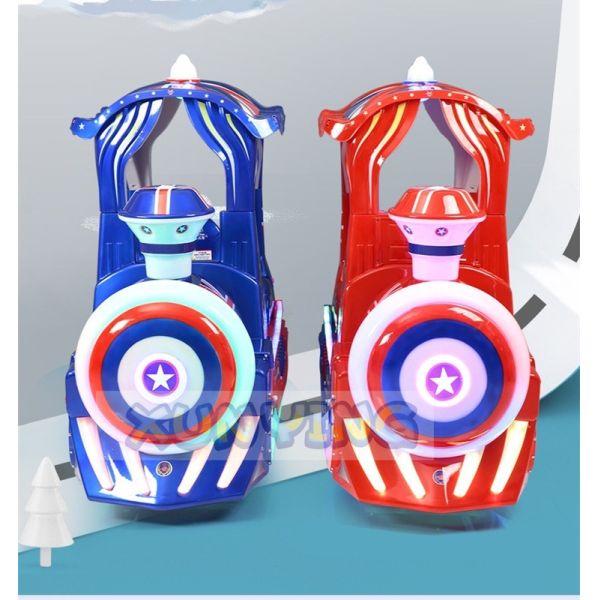 Coin Operated Kiddie Train Ride Arcade Machine For Amusement Park 110V 220V 230V