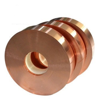 Straight Edge T2 Copper Strip with ±0.1mm Tolerance QBe2.0 H62