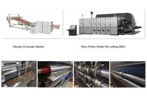 China Fully Automatic Corrugated Box Making Machine , Flexo Folder Gluer Machine wholesale