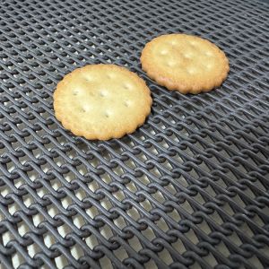 Biscuit Baking Wire Mesh Conveyor Belt Compound SS Balanced Weave