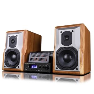 China Indoor Desktop Passive Bookshelf Speaker MDF Cabinet Material wholesale