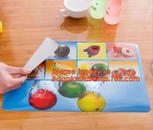 China Wholesale price dining mat PVC Fabric silicone placemat table mat,tableware accessories round plastic placemat PVC water wholesale