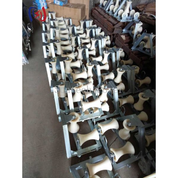 Protective Cable Roller Pulley For Damage Prevention During Cable Installation