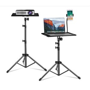 Portable DJ Equipment Universal Projector Tripod Stand Black Color