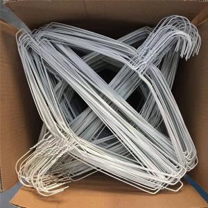 China White Color 2.3mm Wire Shirt Hangers Wholesale In Gulf Countries on sale