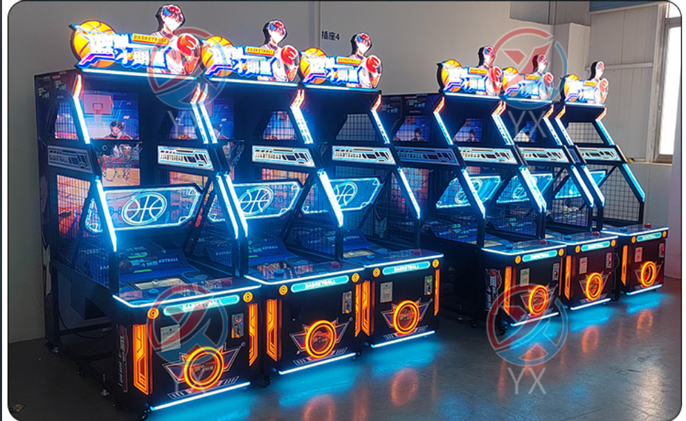 Arcade Coin Operated Amusement Park Facility Basketball Arcade Game Machine