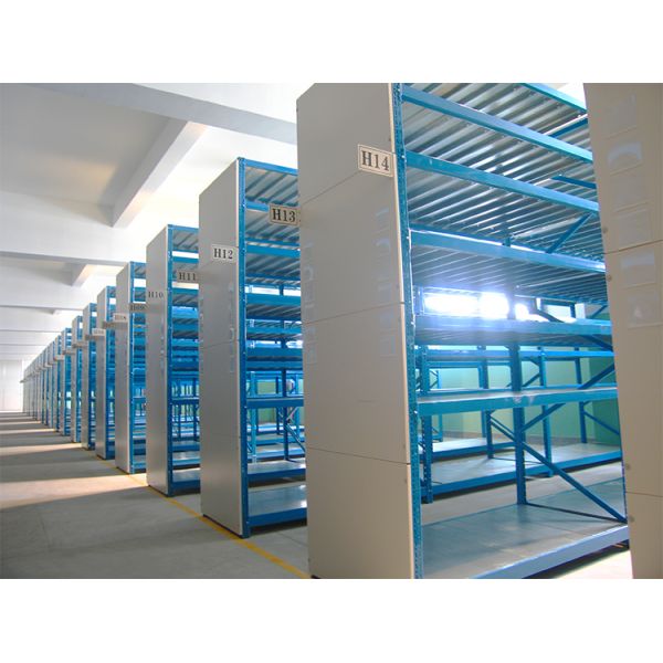 800-3000mm Width Warehouse Storage Solutions with Space-Saving 4 Layer Steel Shelving