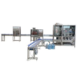 China Distilled 20Ltr Automatic Filling Machines 5 Gallon Bottling Line wholesale