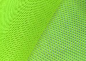 China Polyester Mesh Fluorescent Material Fabric Bird Eyes Recycled For Uniform wholesale