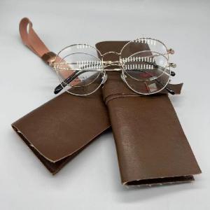 China Vintage Suede Pouch  Microfiber Portable Leisure Packaging Soft Sunglasses Case wholesale