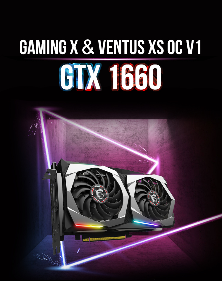 MSI Gaming GTX 1660 Super 192-bit 6GB GDRR6 HDCP Support Dual Fan VR Ready OC Graphics Card