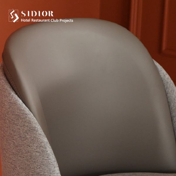 Restaurant Custom Upholstered Dining Chairs 78cm Height Environment Protection