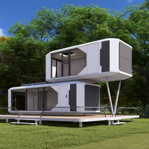 Buy cheap Customized Luxury Modular Prefabricated Capsule Room Anti-Corrosion Wooden Space from wholesalers