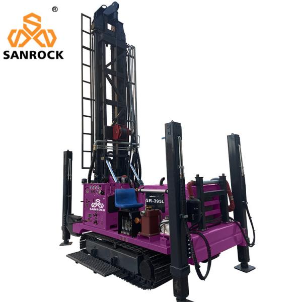 Full Hydraulic Water Drilling Rig 95KW Diesel Engine Mobile Water Well Drilling Machine