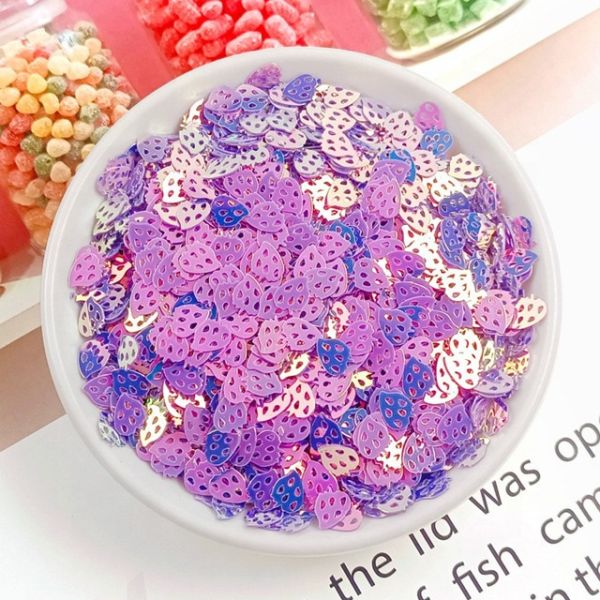 Strawberry Shape Lipgloss in PVC Material with Glitter Sparkles and Customized Color in Strawberry Red Colors