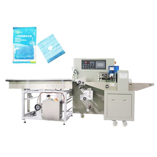 Gauze Medical Packaging Machine pad towel 220V Wrap Packing Machine Intact