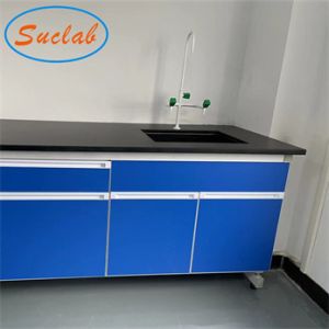 China ISO14001 C Frame Chemistry Lab Workbench Multiscene With Sink wholesale