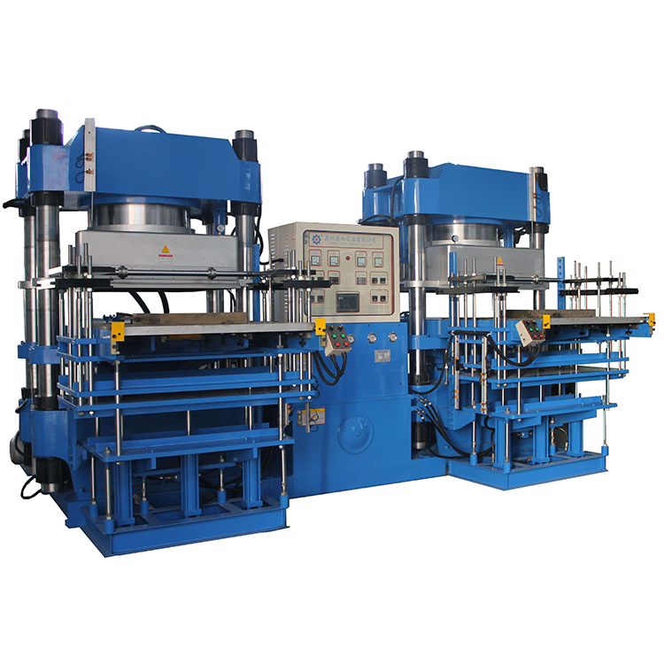 2RT/4RT Single And Double Station Electric Heating Rubber Vulcanizing Molding Machine For Rubber 0-25MPa Pressure Range