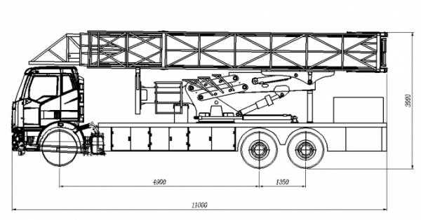 FAW chassis National V 15+2m aluminum platform Bridge Inspection Truck  good performance safe stable