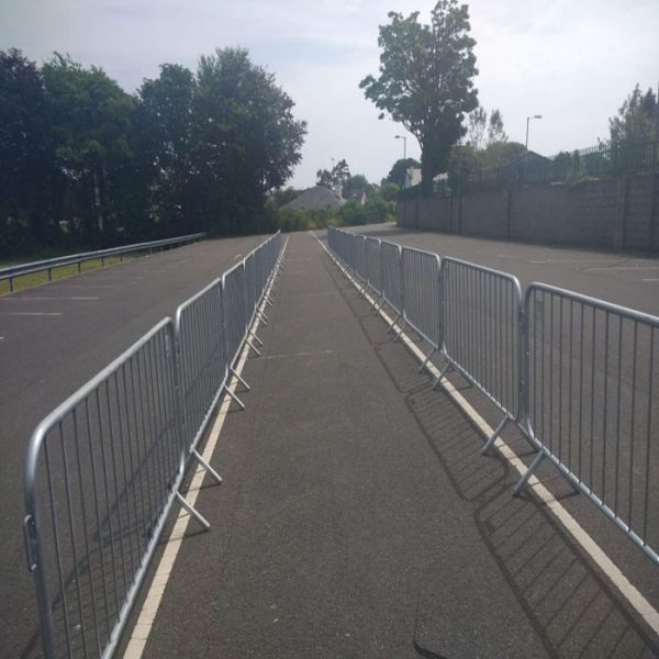 Quick Assembled Crowd Control Barricades Interlocking Type Various Color