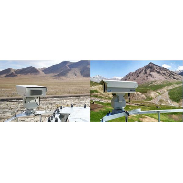 Double Window Long Range Infrared Camera IP66 For 2km Railway Surveillance