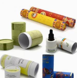 China Round Craft Paper Tube Packaging Box  Customized Cosmetic Packaging Container wholesale