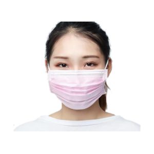 Buy cheap Lightweight Medical Face Mask , Disposable Nose Mask Pink Color Customized Logo from wholesalers