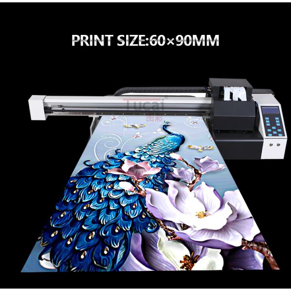 Printhead 60 x 90CM Digital UV Printer Digital Printing Machine 280KG