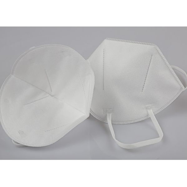 Non Toxic Folding FFP2 Mask Environment Friendly With Soft Nose Cushion